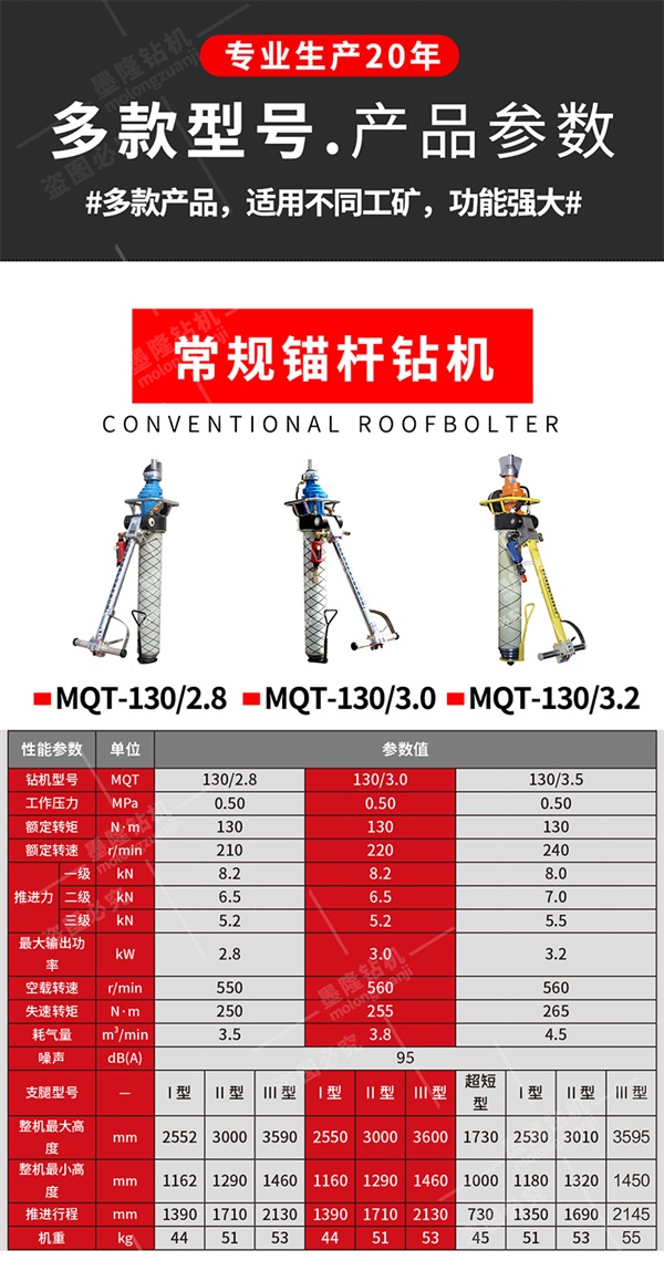 氣動錨桿鉆機