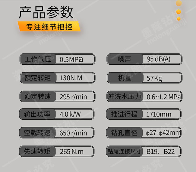 頂幫一體氣動錨桿鉆機