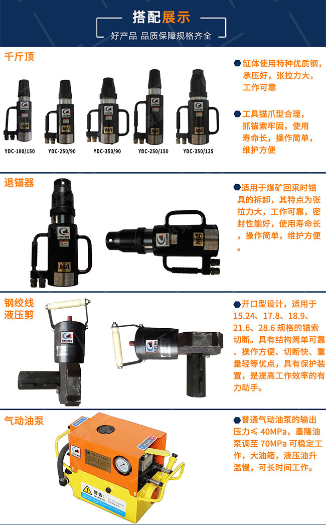 YDC系列張拉千斤頂